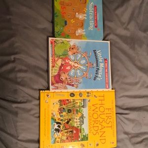 3 usborne books new